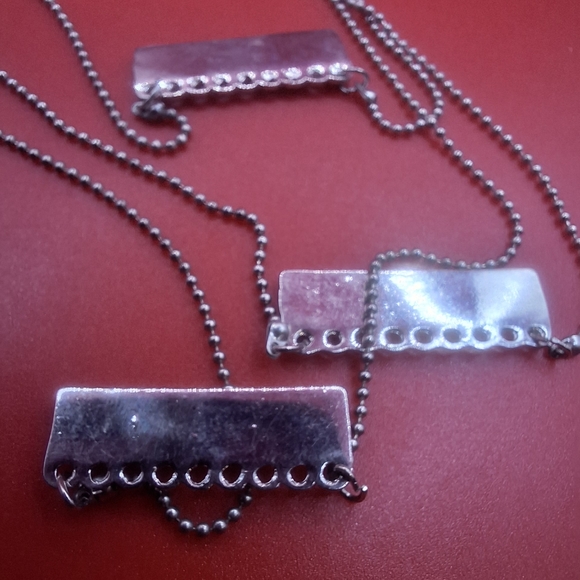 Christopher and Banks 3 three tiered necklace live & love and rhinestone - Picture 10 of 10